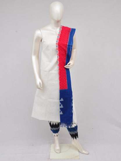 Pochampally Double Ikkat Designer Dress Material [D61209044]