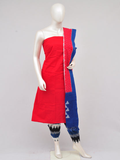 Pochampally Double Ikkat Designer Dress Material [D61209045]