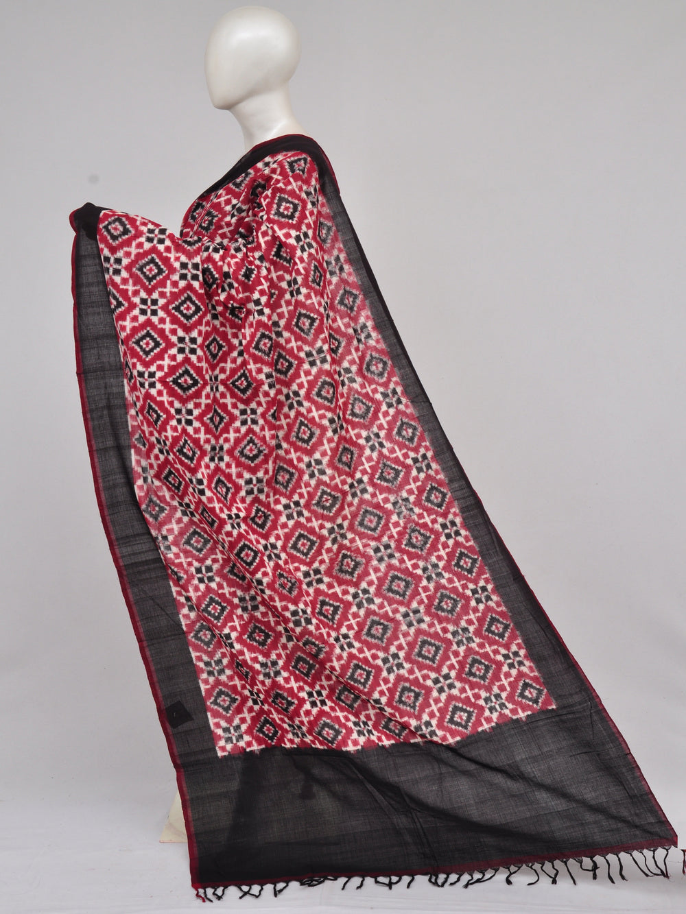 Pochampally Double Ikkat Designer Dress Material [D61209050]