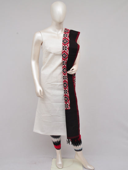 Pochampally Double Ikkat Designer Dress Material [D61209050]