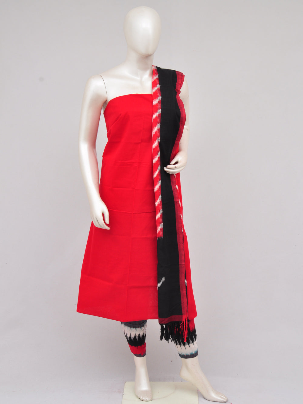 Pochampally Double Ikkat Designer Dress Material [D61209053] - DressesForWomen.IN