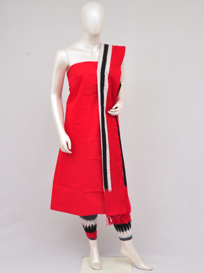 Pochampally Double Ikkat Designer Dress Material [D61209054]