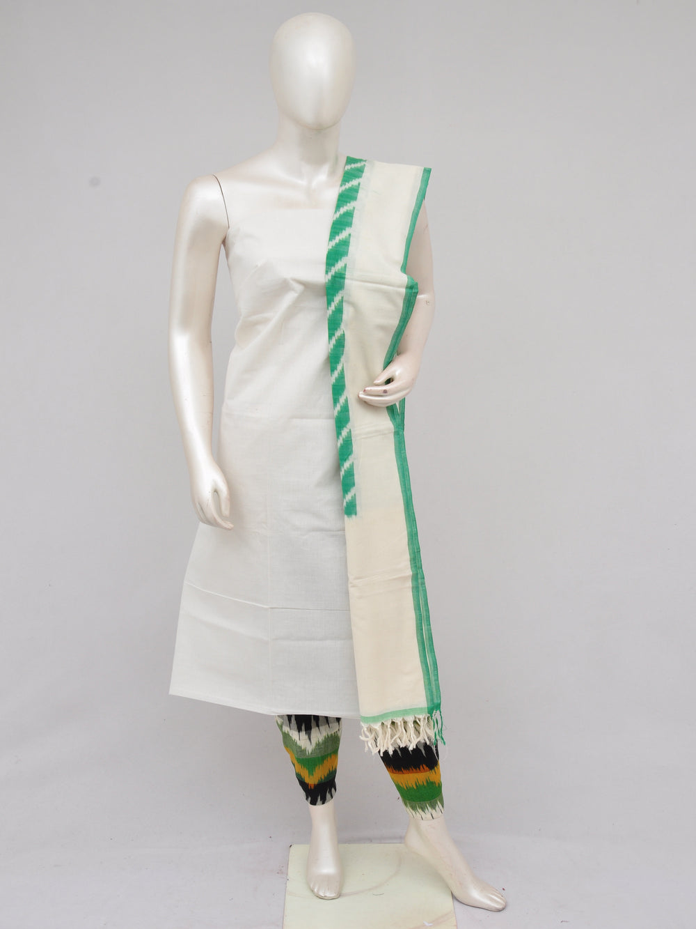 Pochampally Double Ikkat Designer Dress Material [D61209056] - DressesForWomen.IN