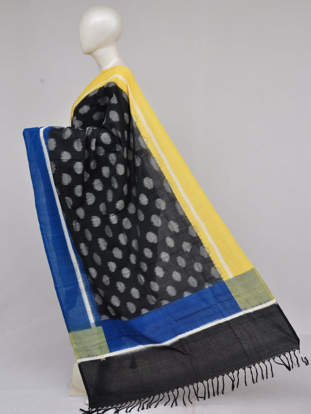 Pochampally Double Ikkat Designer Dress Material [D61209058]