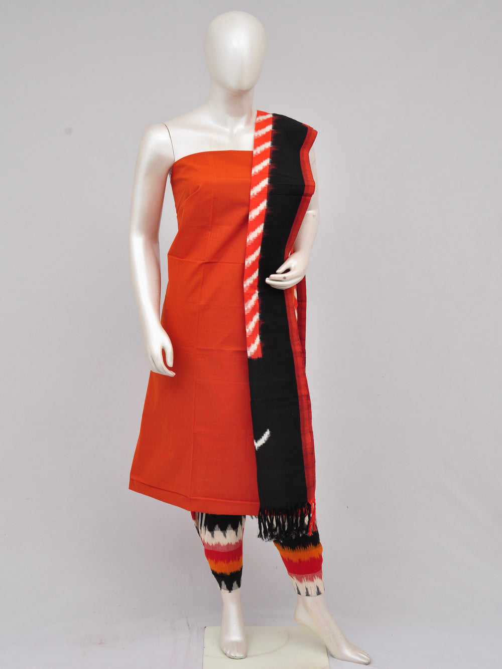 Pochampally Double Ikkat Designer Dress Material [D61209060] - DressesForWomen.IN
