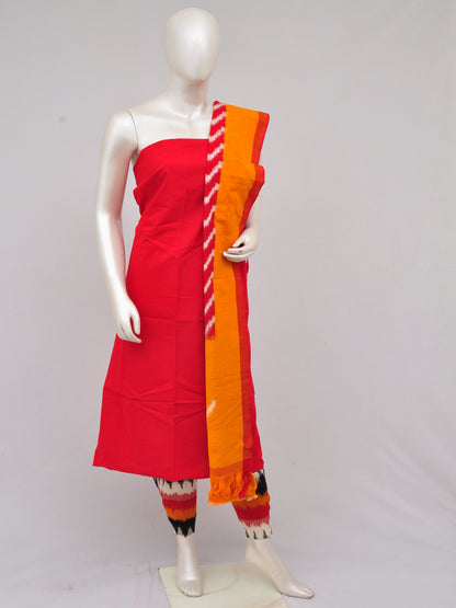 Pochampally Double Ikkat Designer Dress Material [D61209061]