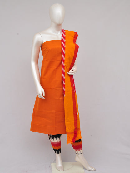 Pochampally Double Ikkat Designer Dress Material [D61209063]