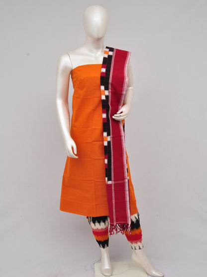 Pochampally Double Ikkat Designer Dress Material [D61209064]