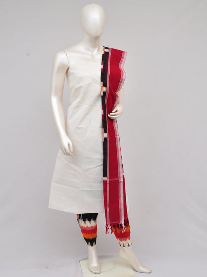Pochampally Double Ikkat Designer Dress Material [D61209067]