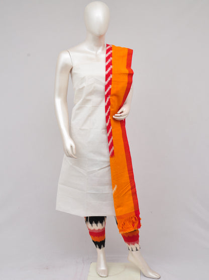 Pochampally Double Ikkat Designer Dress Material [D61209068]