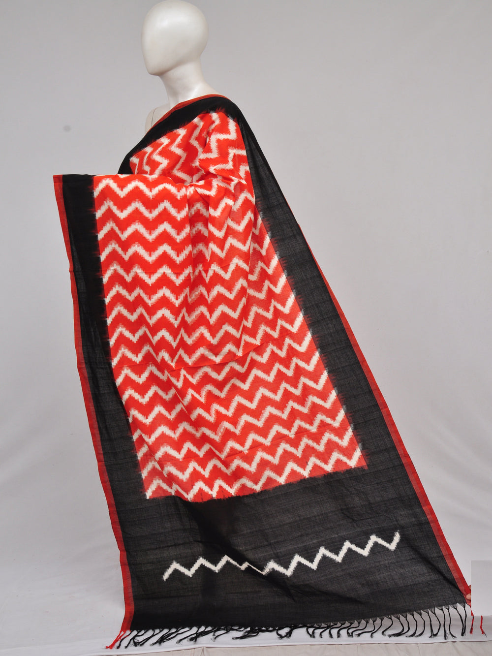 Pochampally Double Ikkat Designer Dress Material [D61209070]
