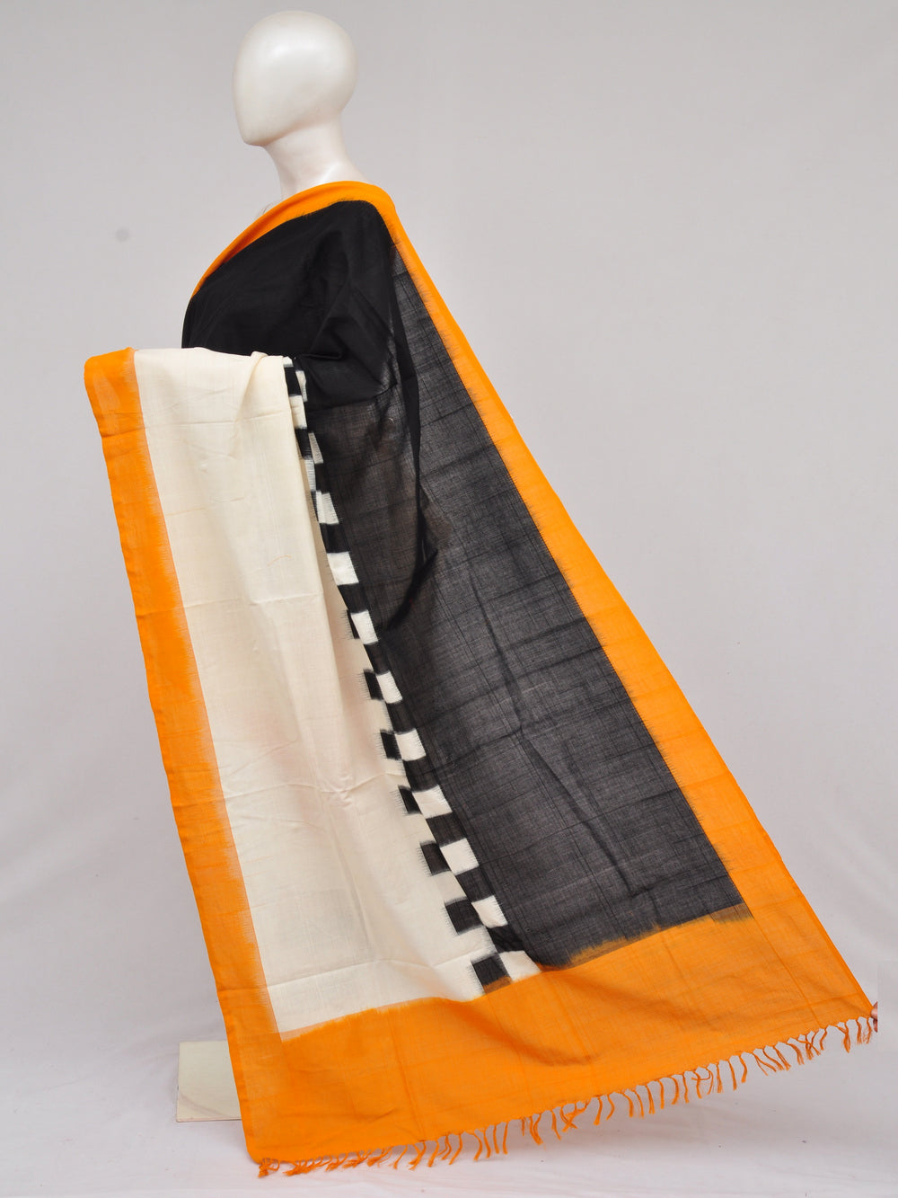 Pochampally Double Ikkat Designer Dress Material [D61209071]