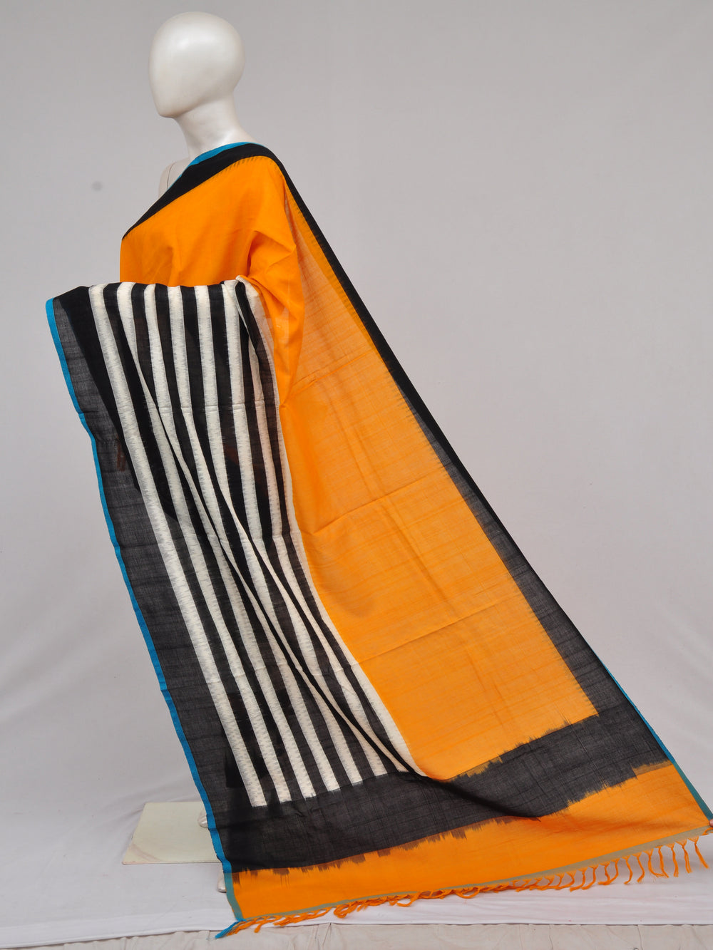 Pochampally Double Ikkat Designer Dress Material [D61209072]