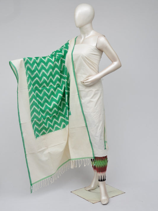 Pochampally Double Ikkat Designer Dress Material [D70722258]