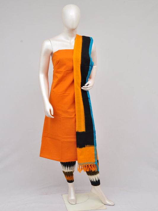 Pochampally Double Ikkat Designer Dress Material [D61209075]