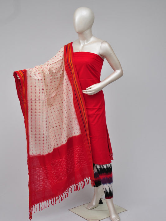 Pochampally Double Ikkat Designer Dress Material [D70722263]