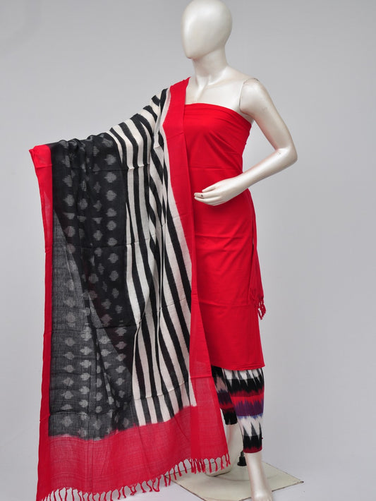 Pochampally Double Ikkat Designer Dress Material [D70722264]