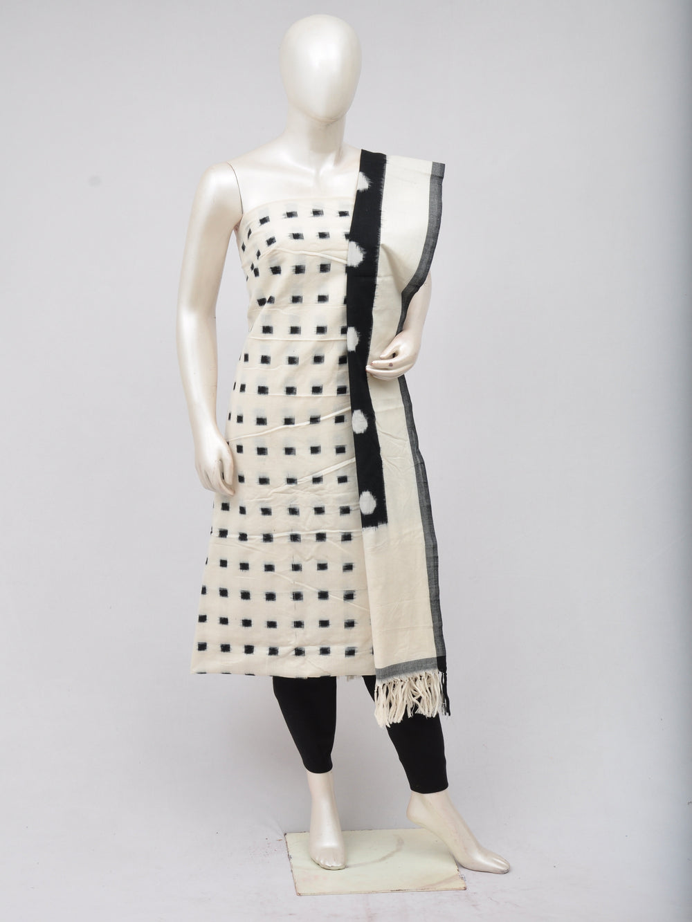 Double Ikkat Dress Material [D70318019]