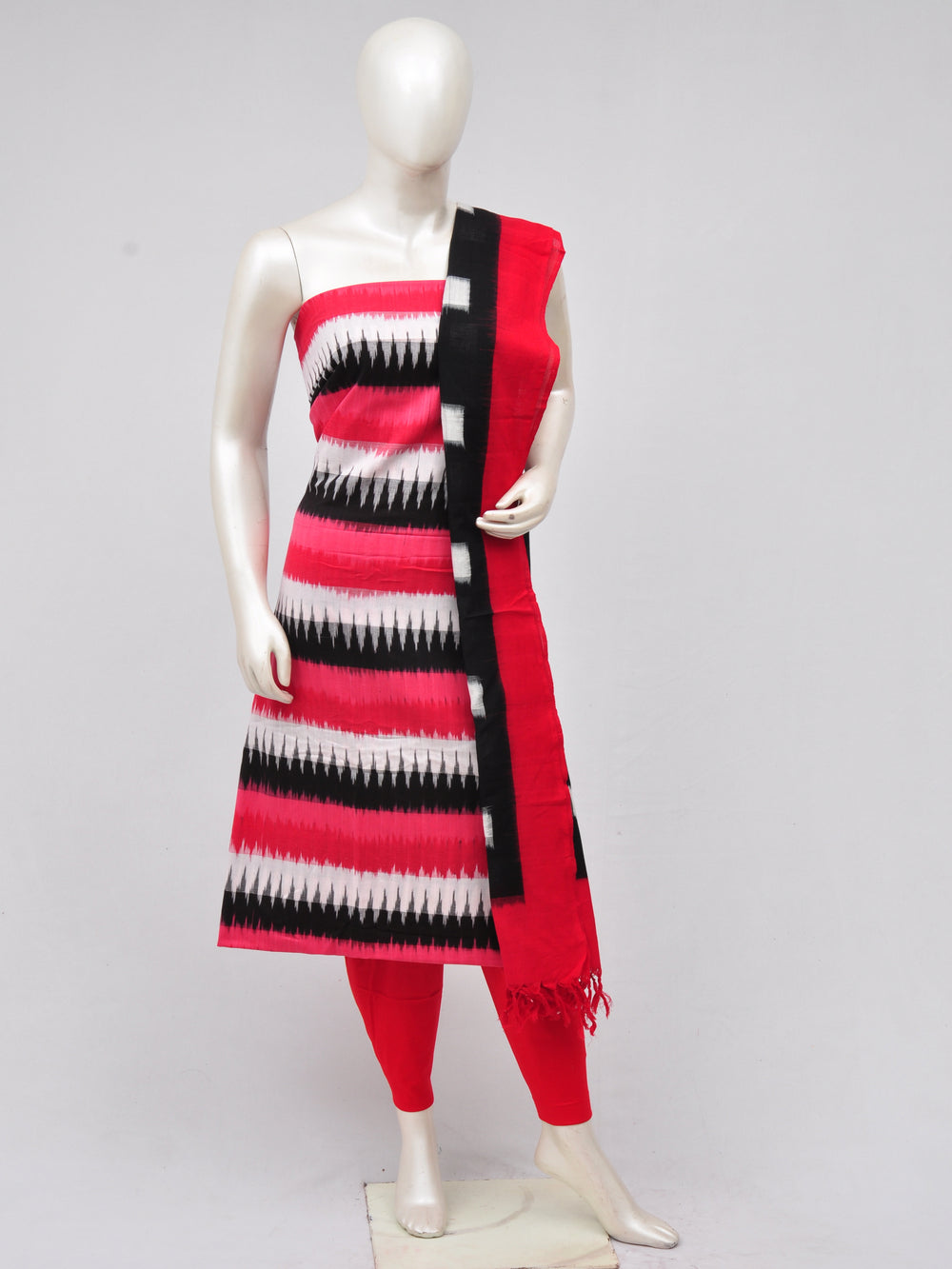 Double Ikkat Dress Material [D70318022]