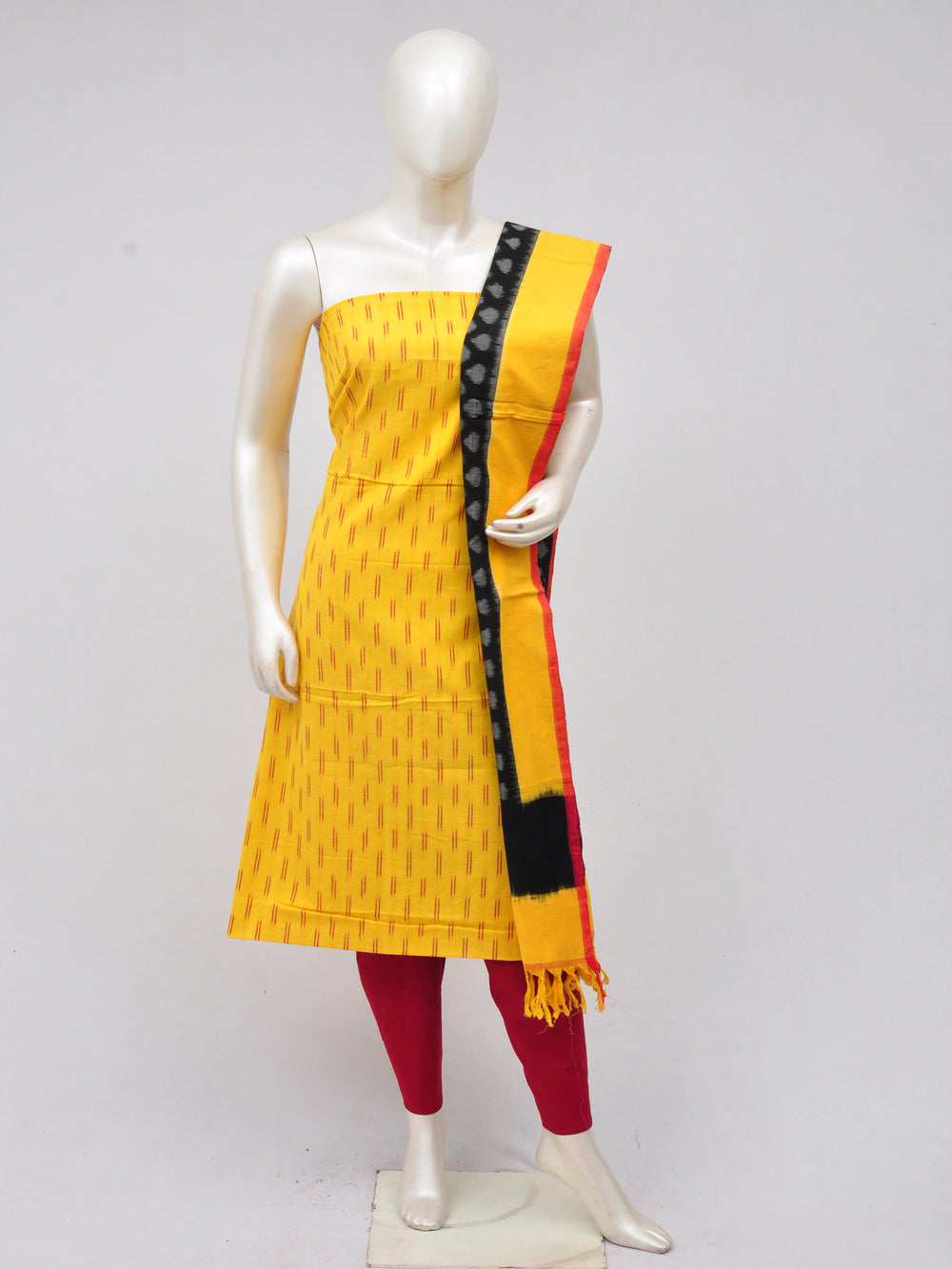 Double Ikkat Dress Material [D70318012]
