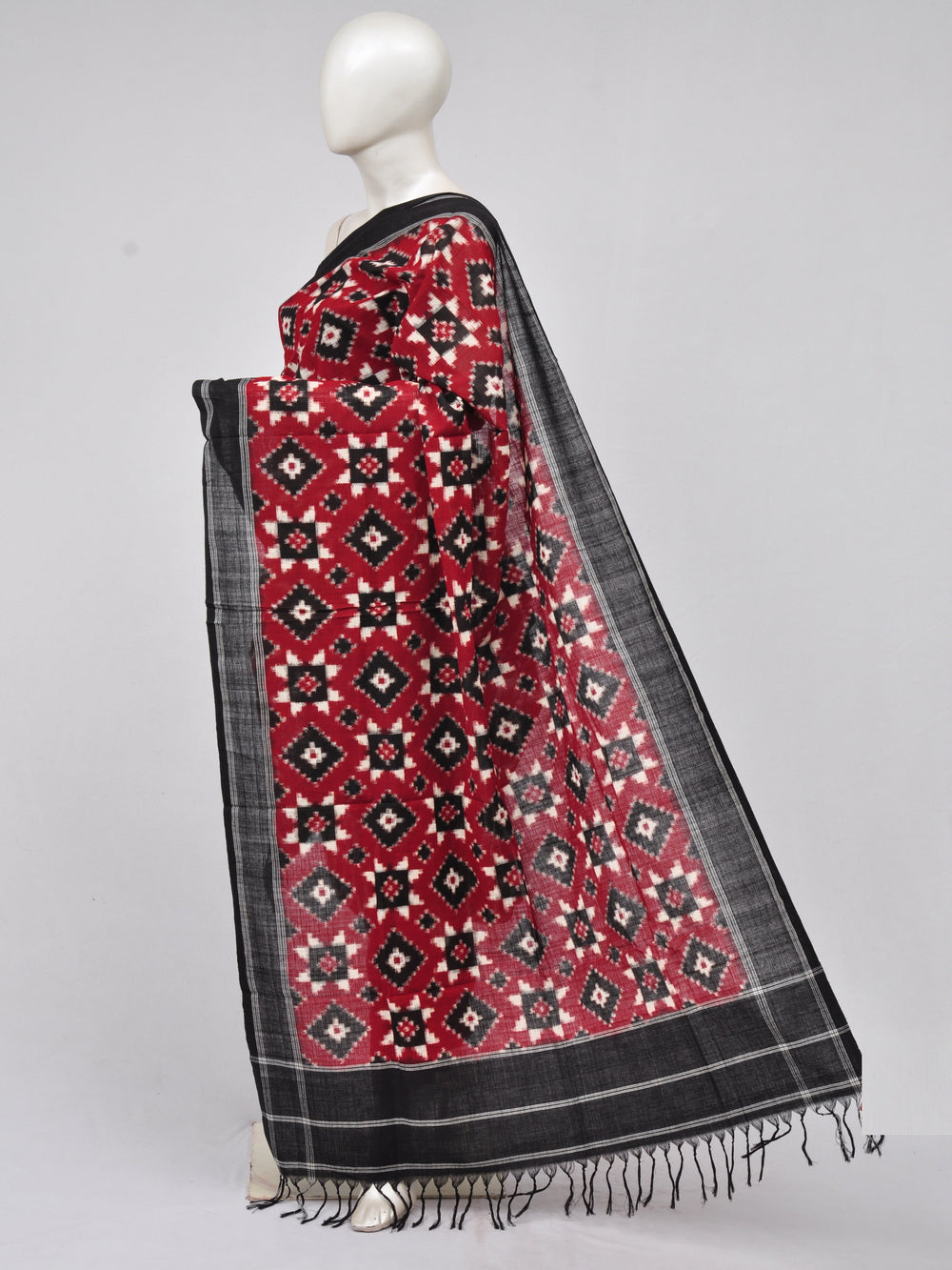 Double Ikkat Dress Material [D70318016] - DressesForWomen.IN