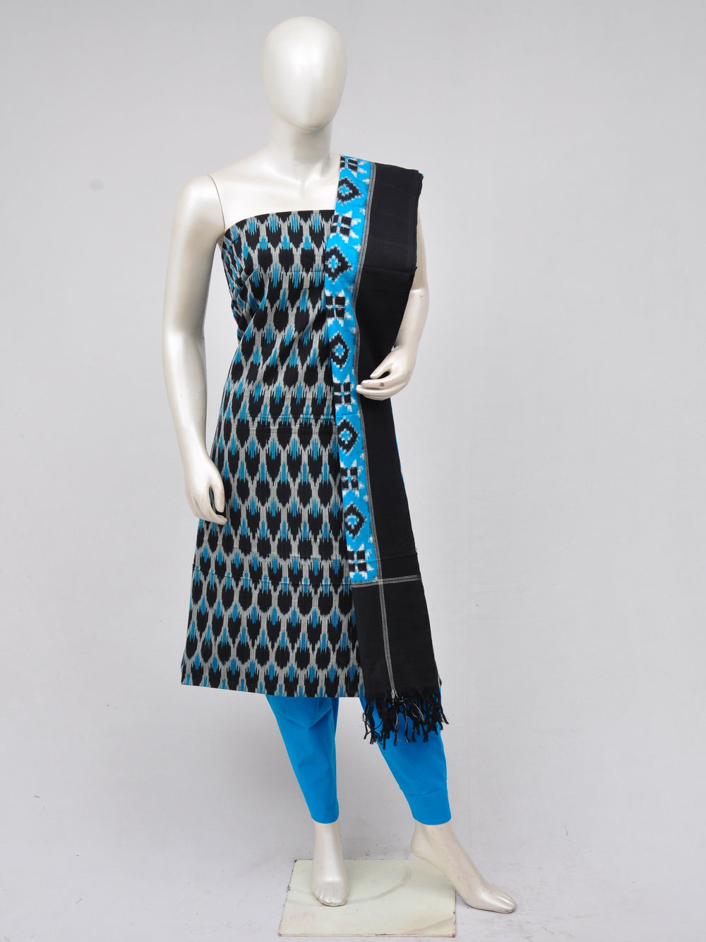 Double Ikkat Dress Material [D70318018]