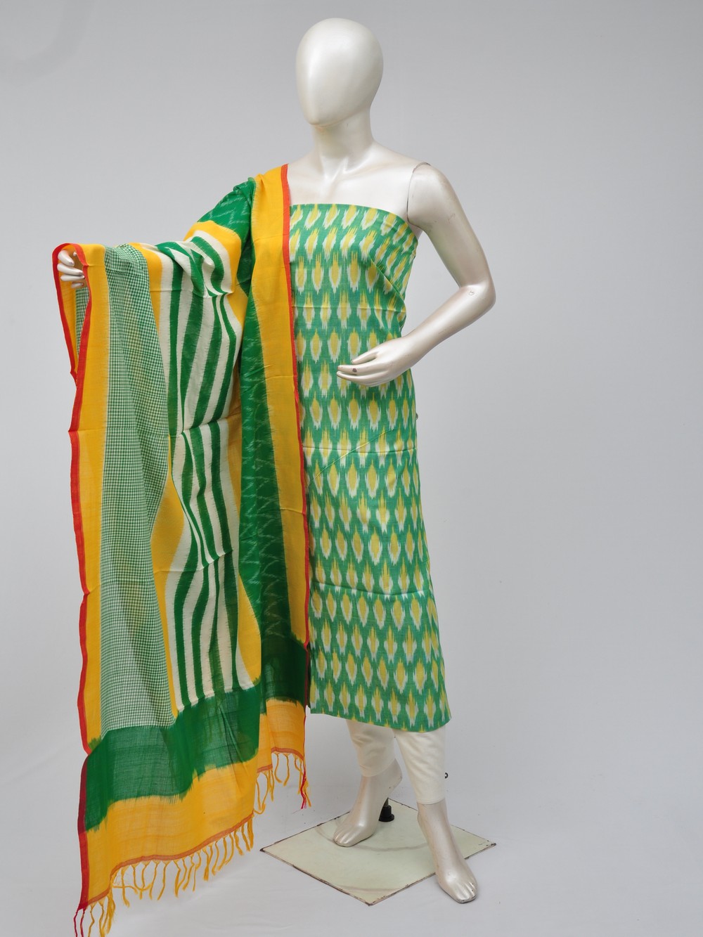 Double Ikkat Dress Material  [D70725278]