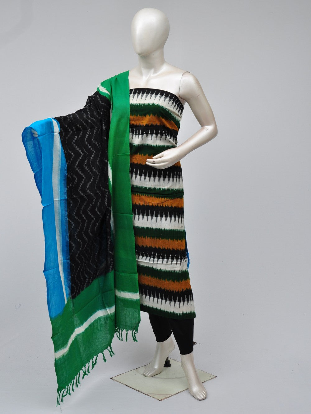 Double Ikkat Dress Material  [D70725291]