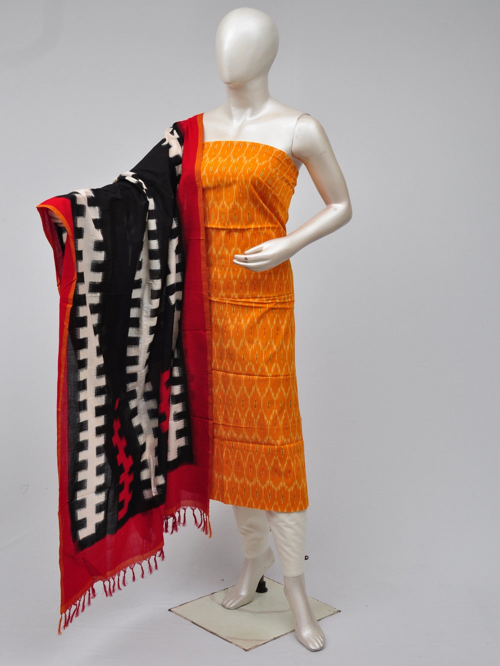 Double Ikkat Dress Material  [D70725312]