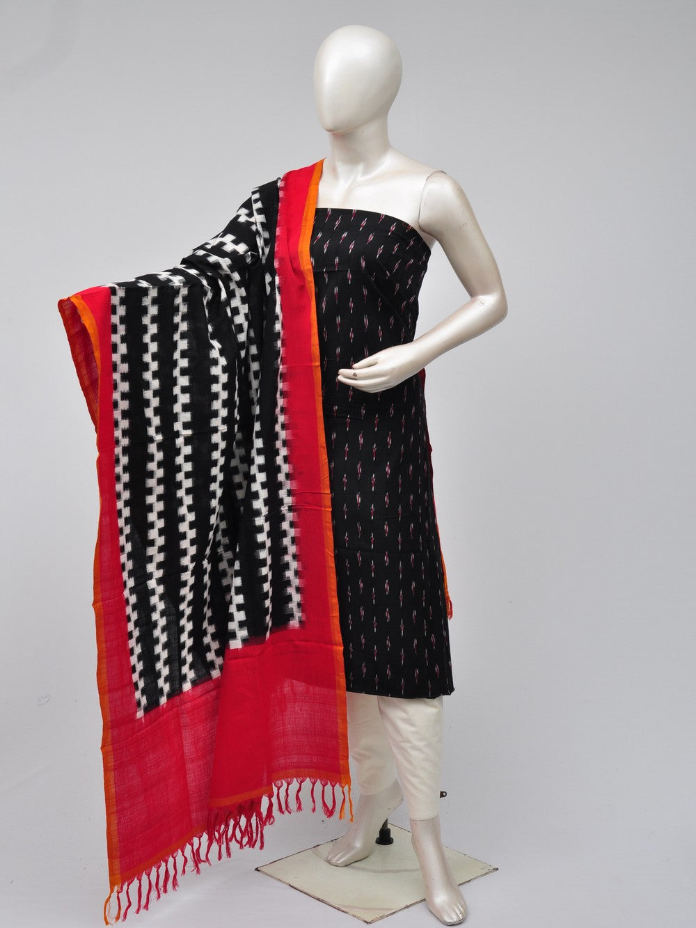 Double Ikkat Dress Material  [D70725315]
