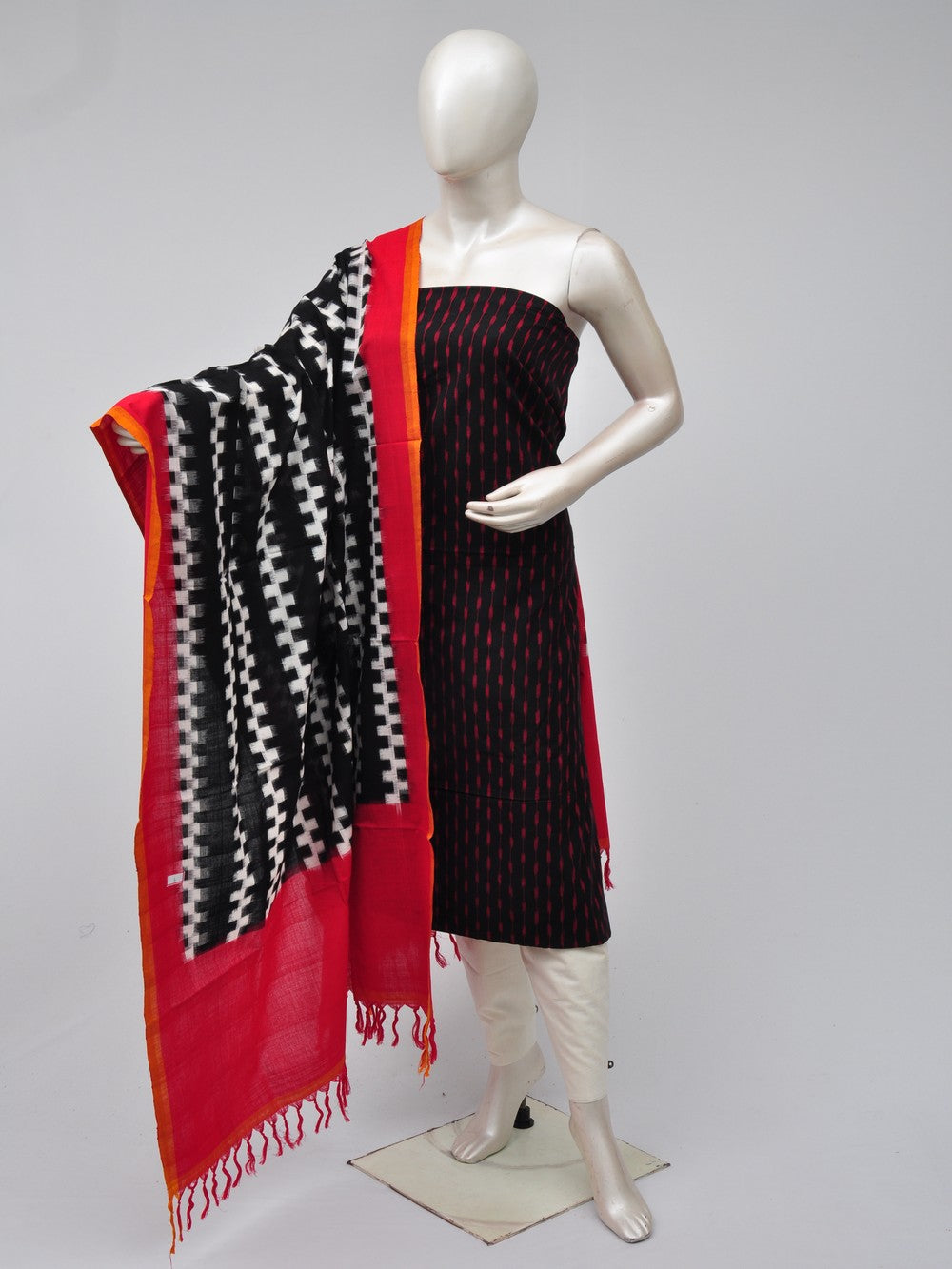 Double Ikkat Dress Material  [D70725316]