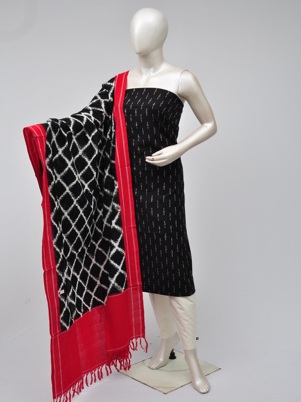 Double Ikkat Dress Material  [D70725317]