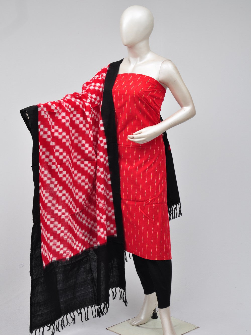 Double Ikkat Dress Material  [D70725324]