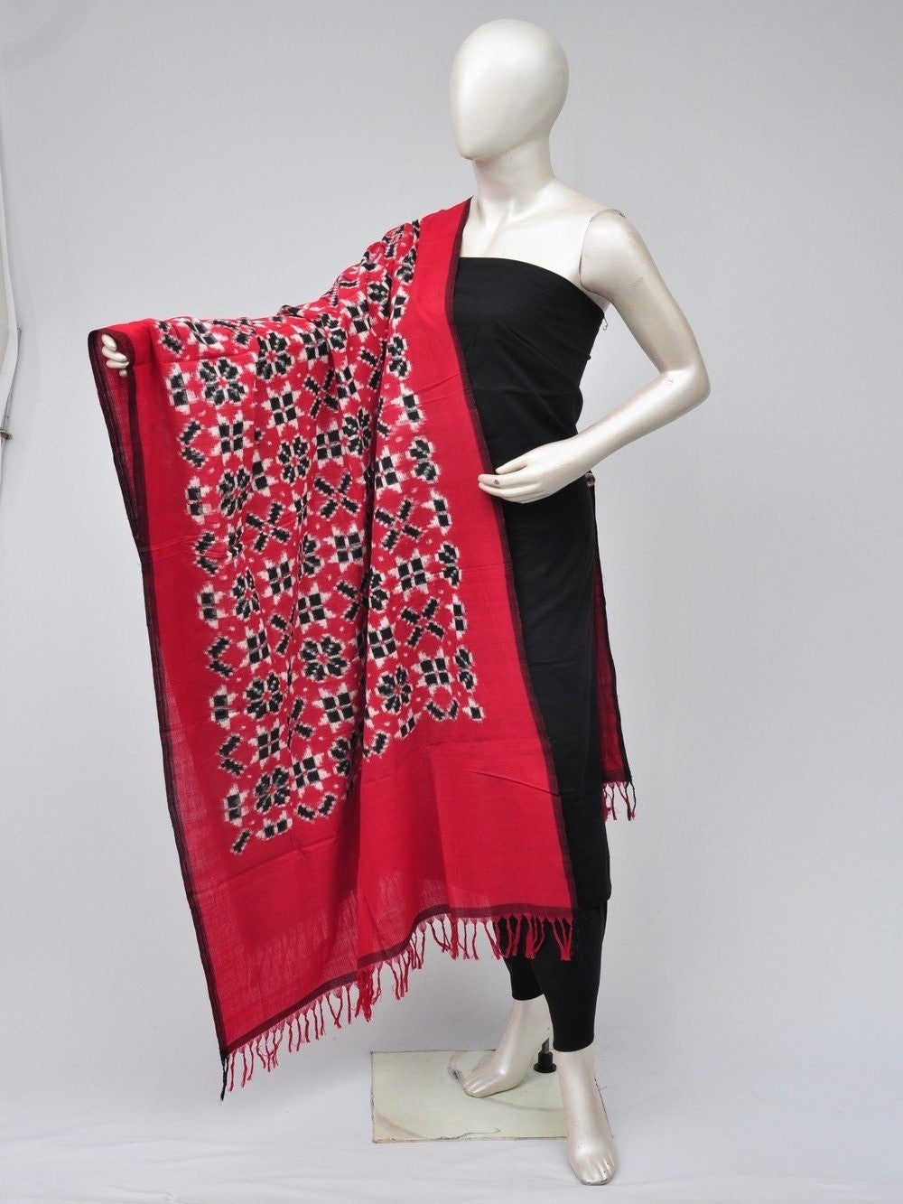 Double Ikkat Dress Material   [D70619073]