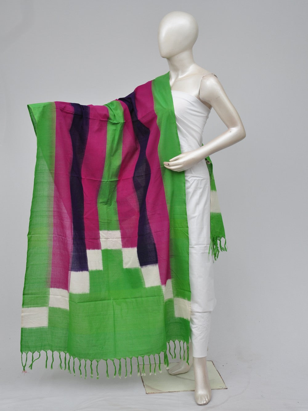Double Ikkat Dress Material   [D70705138]