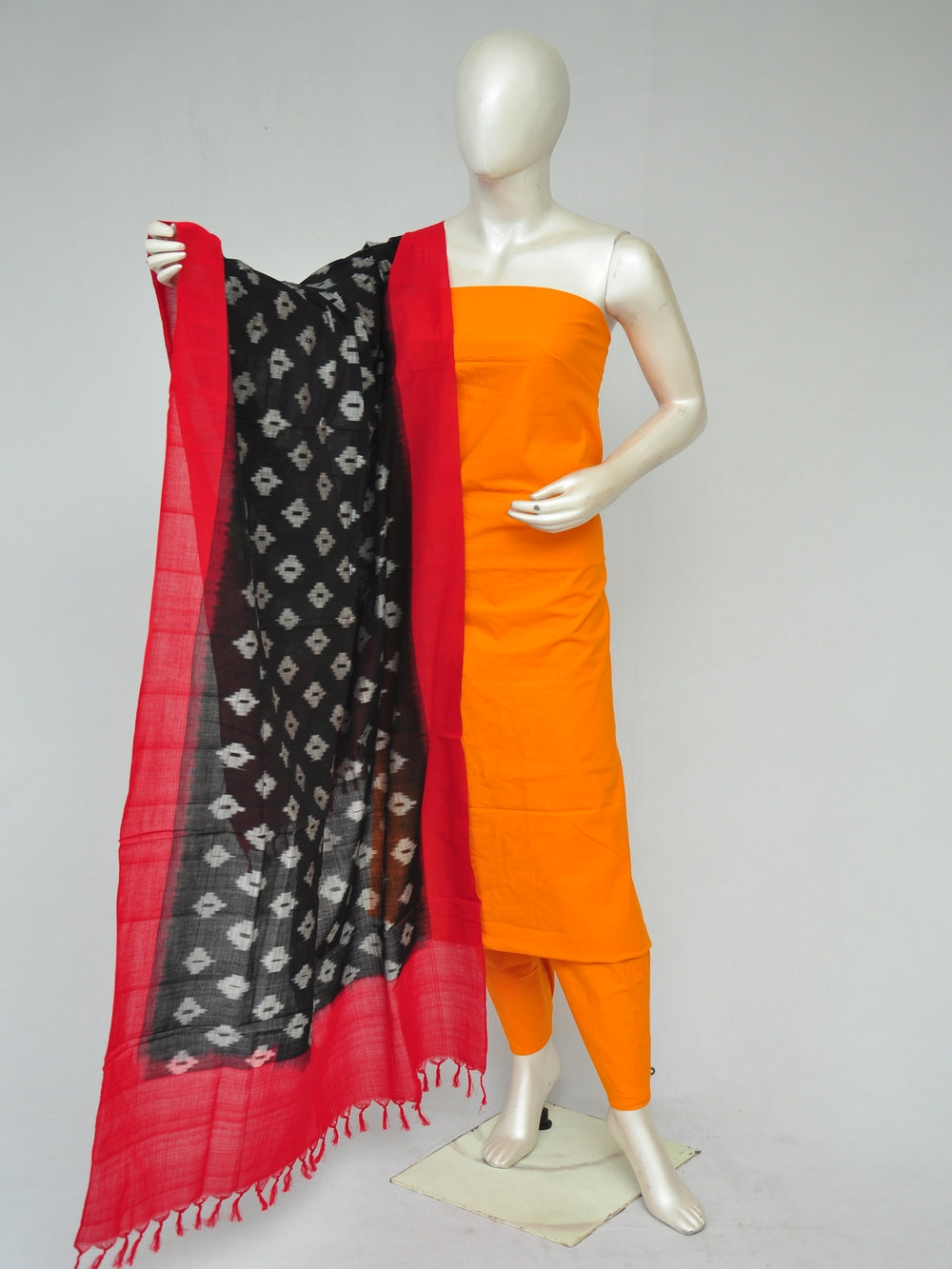 Double Ikkat Dupatta Dress Material   [D80131094]