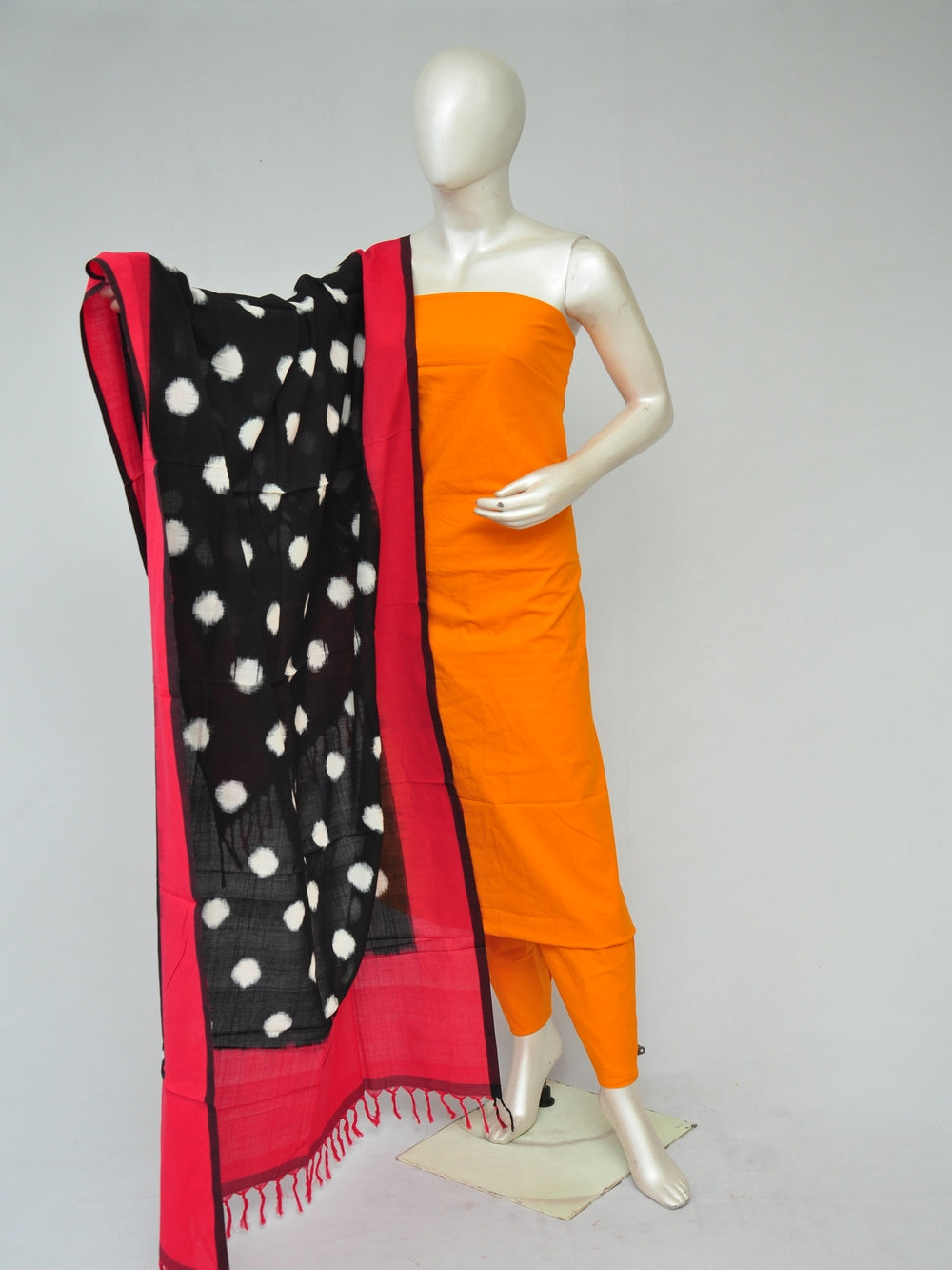 Double Ikkat Dupatta Dress Material   [D80131099]