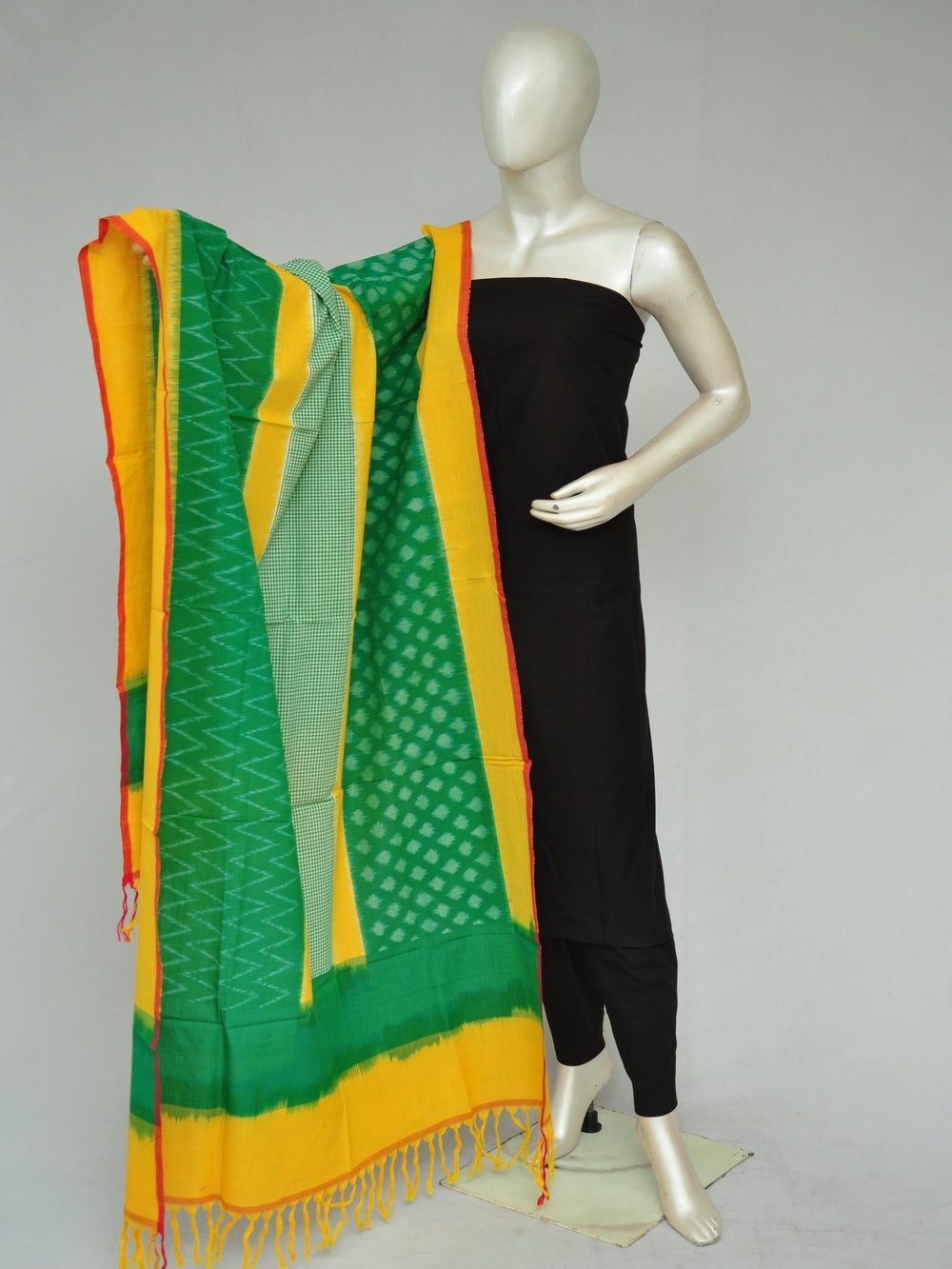 Double Ikkat Dupatta Dress Material [D80201237]