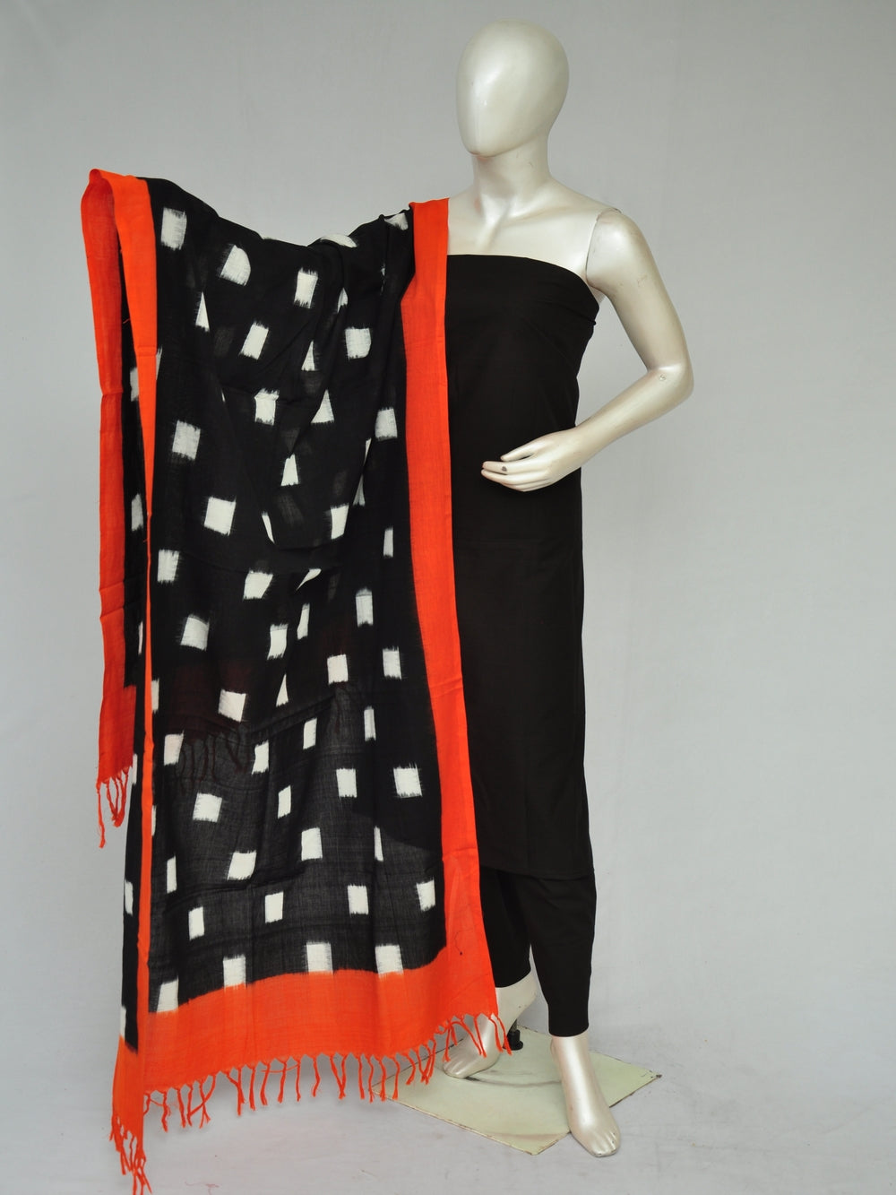 Double Ikkat Dupatta Dress Material   [D80201245]