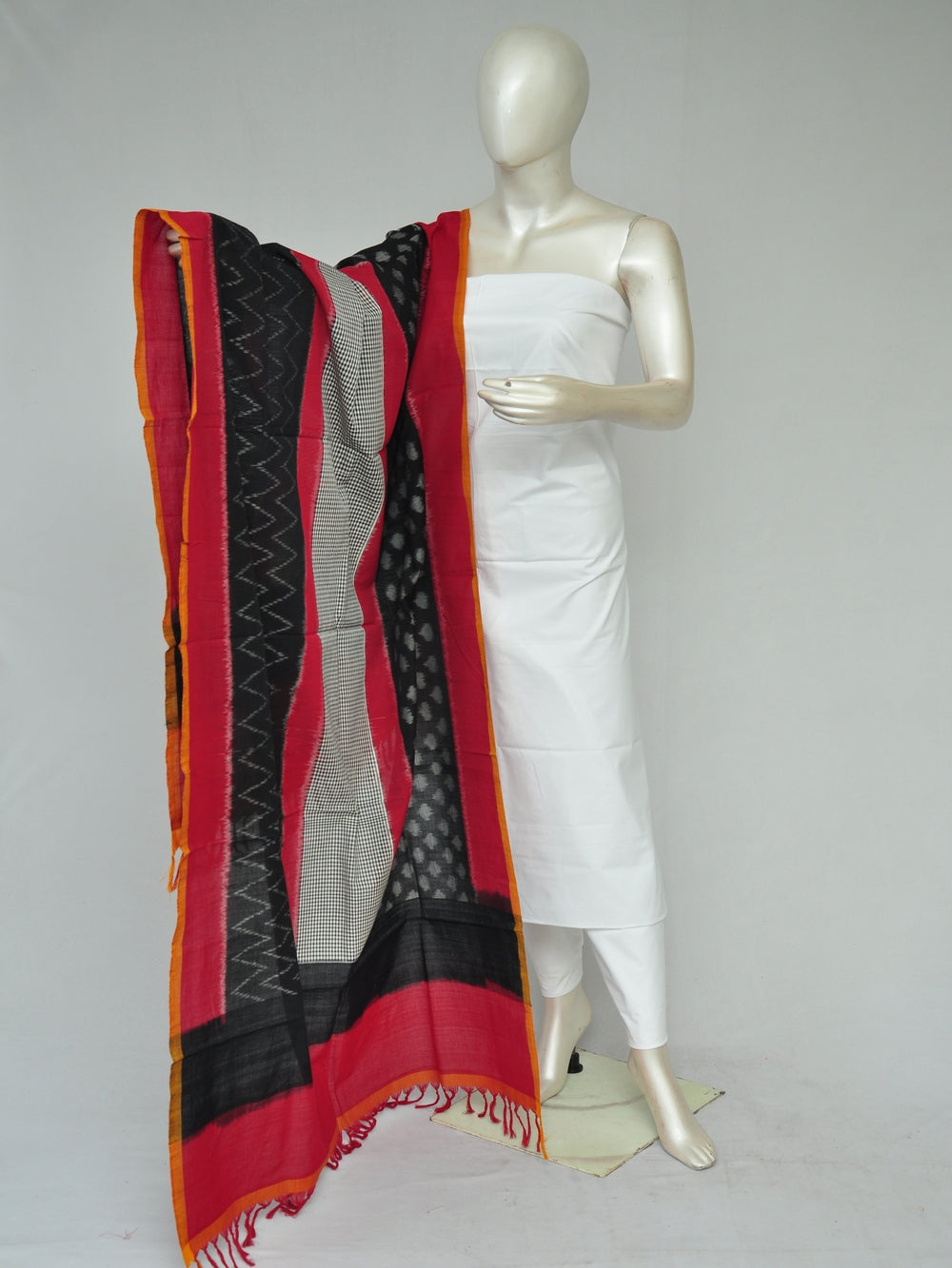 Double Ikkat Dupatta Dress Material [D80201238]