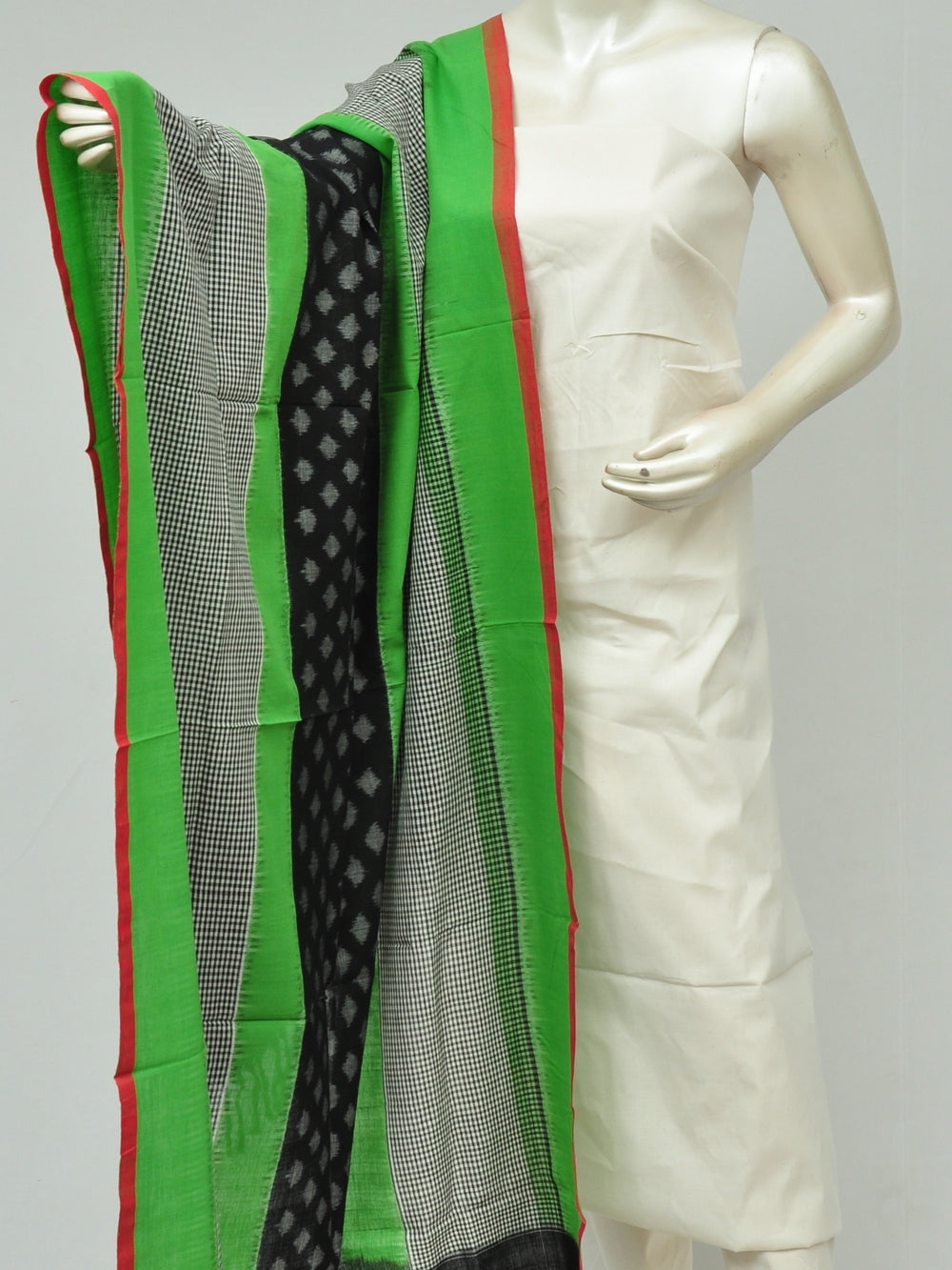 Double Ikkat Dupatta Dress Material [D80220052]