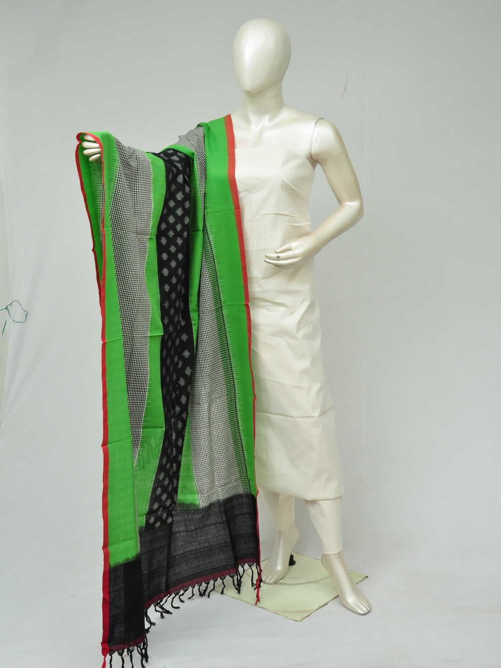 Double Ikkat Dupatta Dress Material [D80220052]