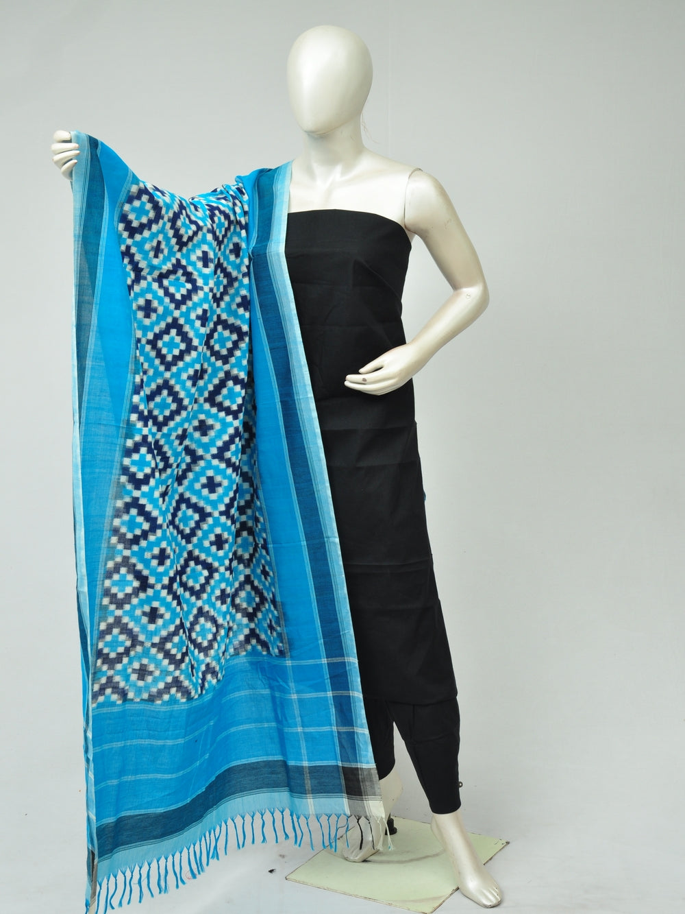 Double Ikkat Dupatta Dress Material  [D80223163]