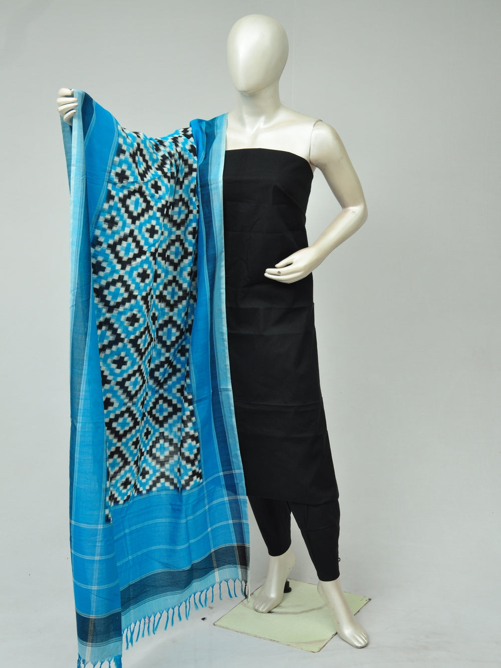 Double Ikkat Dupatta Dress Material  [D80223164]