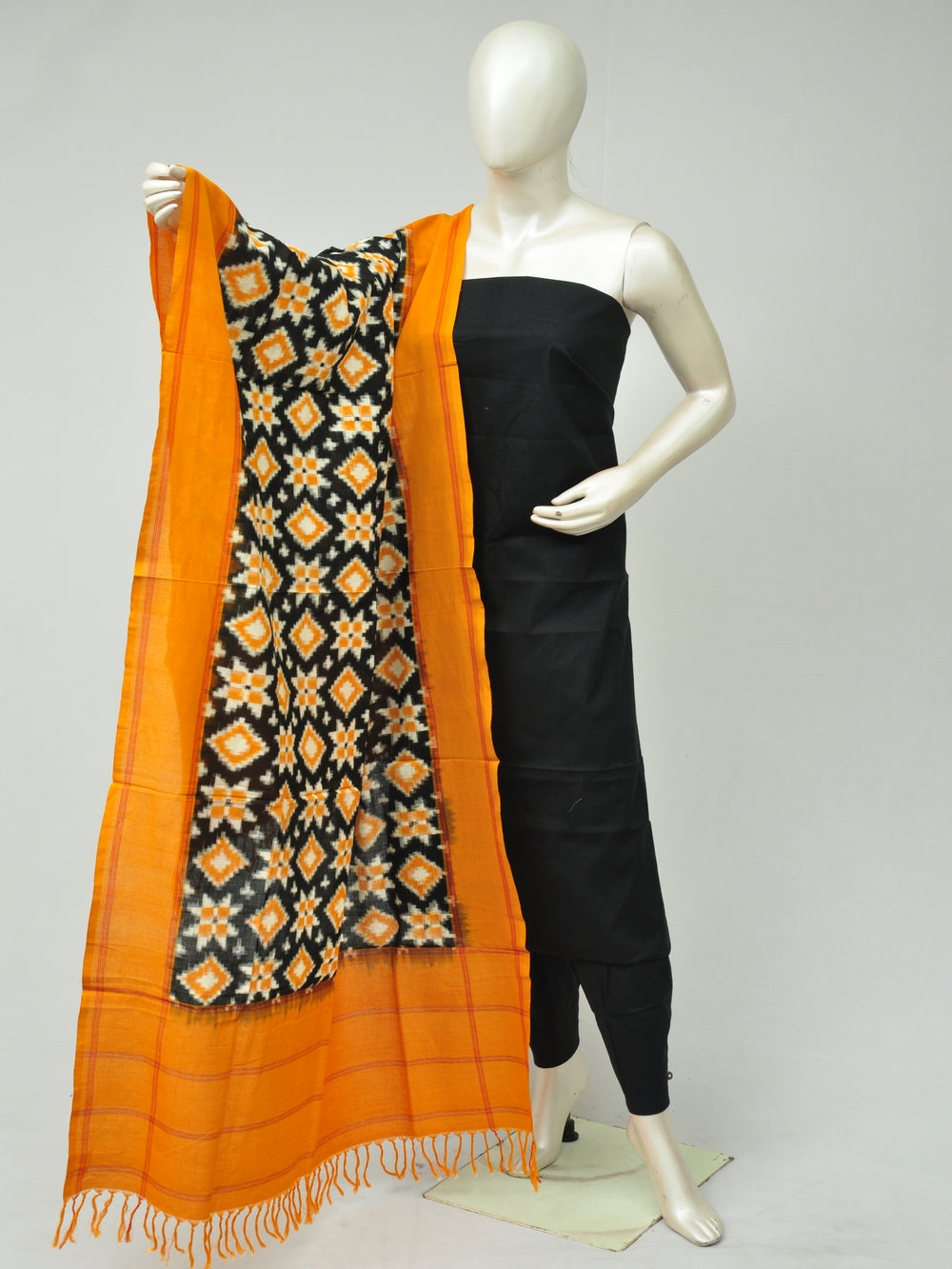 Double Ikkat Dress Material   [D80223145]