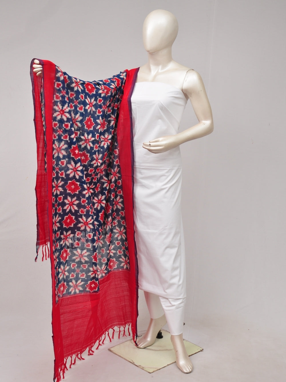 Double Ikkat Dress Material   [D80528030]