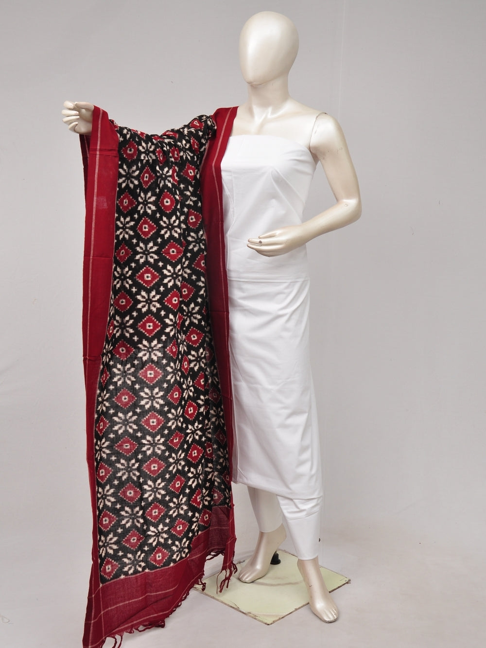 Double Ikkat Dress Material   [D80528031]