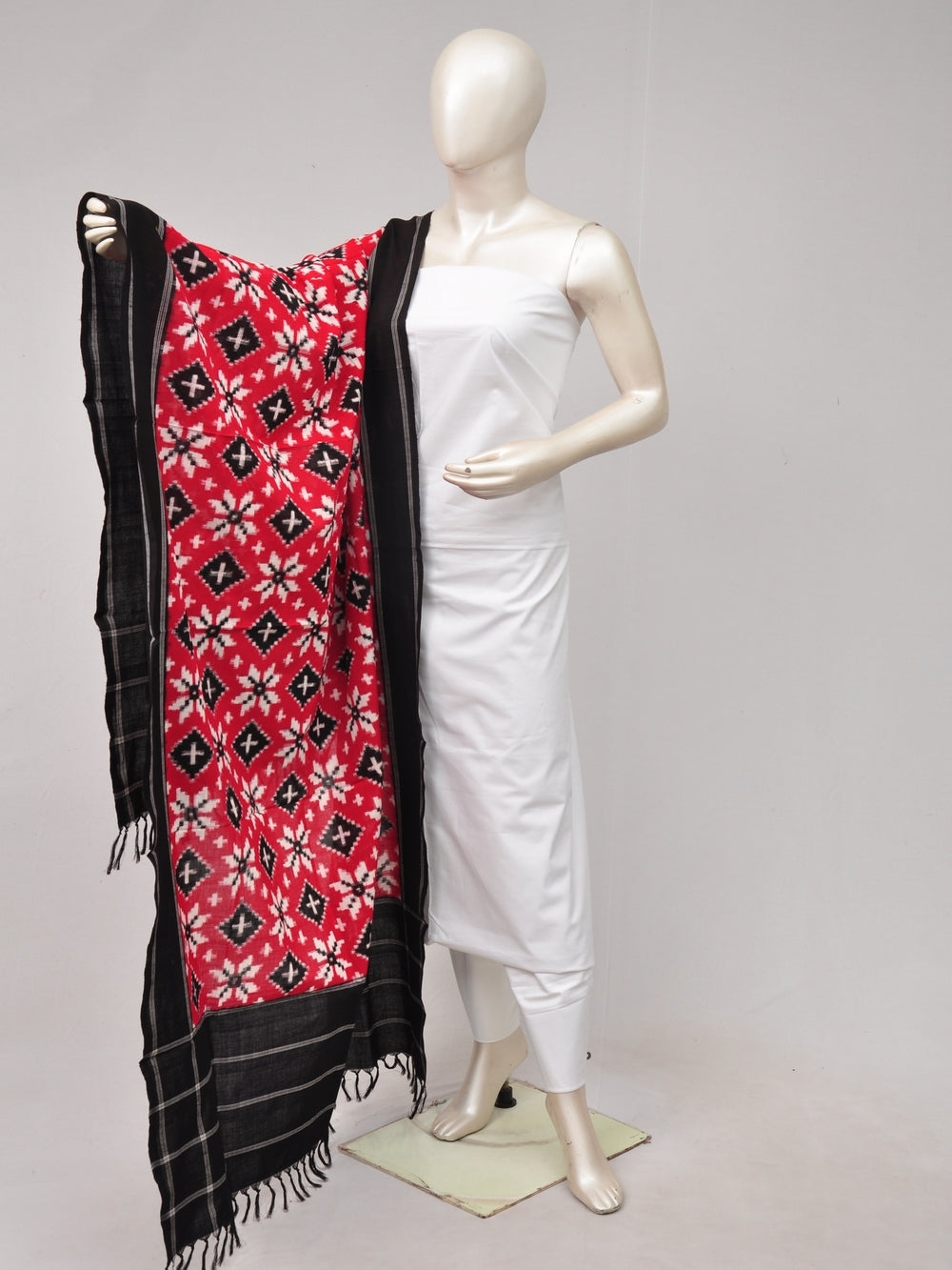 Double Ikkat Dress Material   [D80528032]