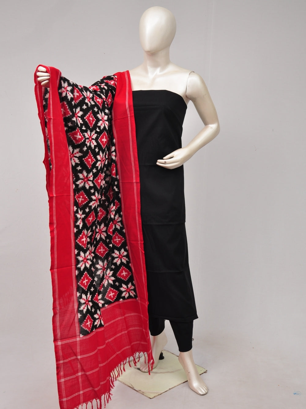 Double Ikkat Dress Material   [D80528036]