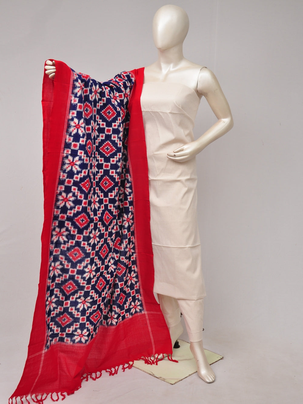 Double Ikkat Dress Material   [D80529041]